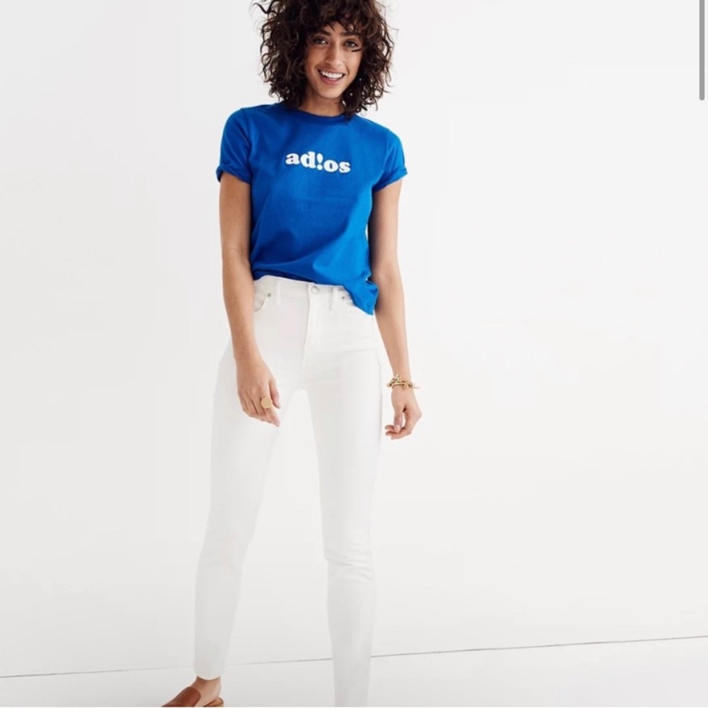 Madewell High Riser Skinny Jeans White Women’s 27 Stretch Pants Casual Capsule
